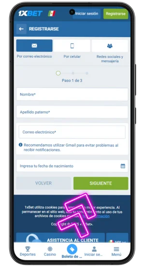 Crea tu cuenta o inicia sesión