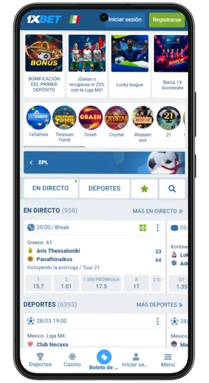 Ingresa al sitio web del casino que elijas