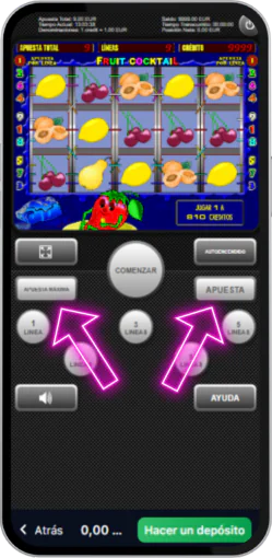 Elige una apuesta en un casino